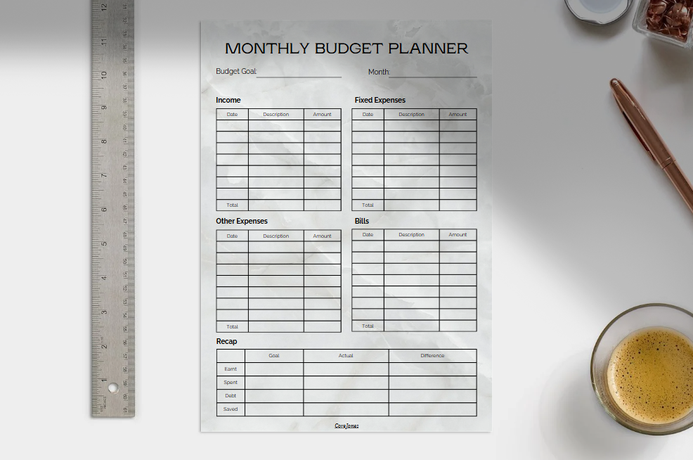 Ultimate 2025 Professional Digital Budget Tracker - Saving, Staying On ...