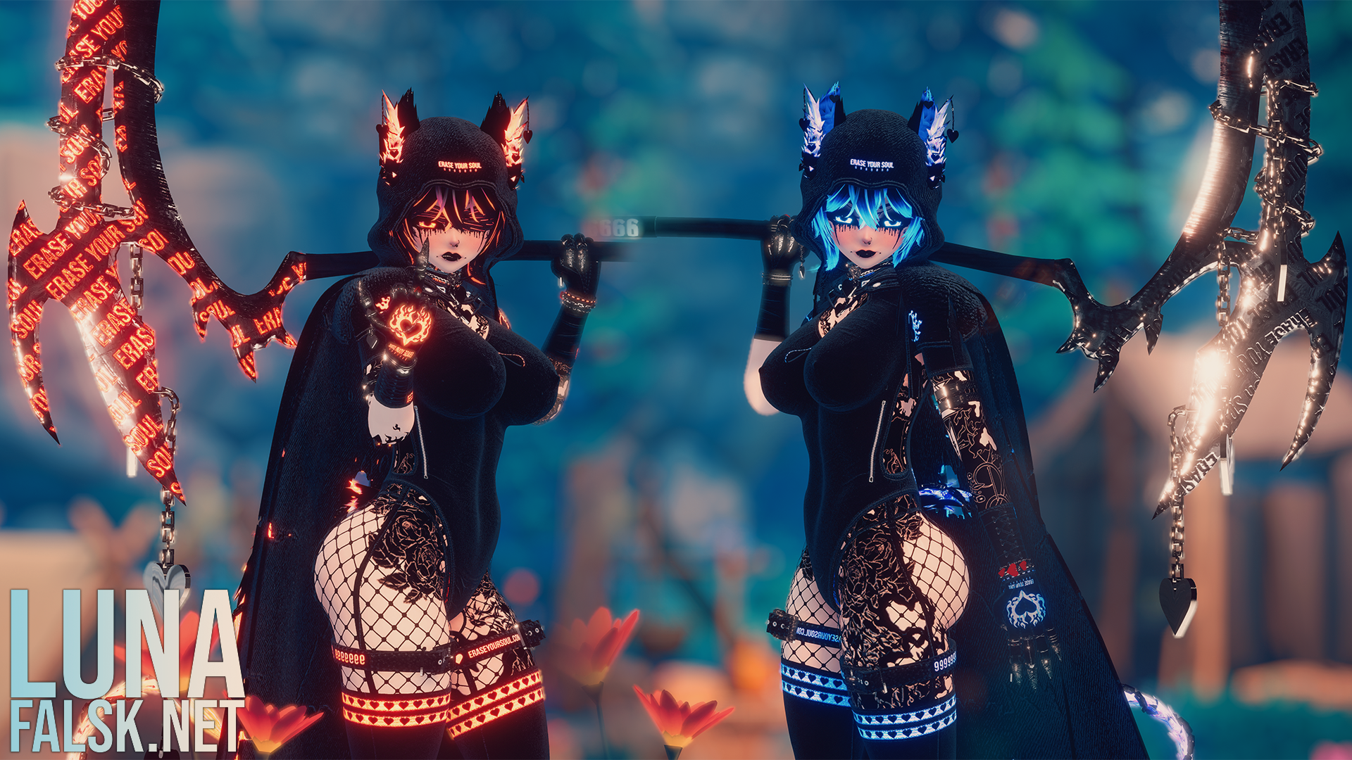 Luna - VRChat Avatar (GoGo Loco, VRCFury)