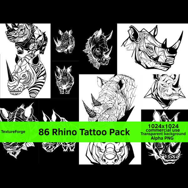 rhino tattoo