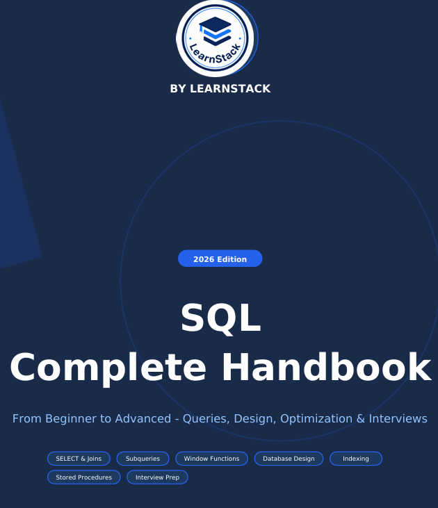 SQL Complete Handbook 2026 — Beginner to Advanced Database Guide preview image 2