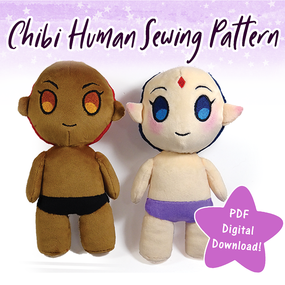 human plush pattern