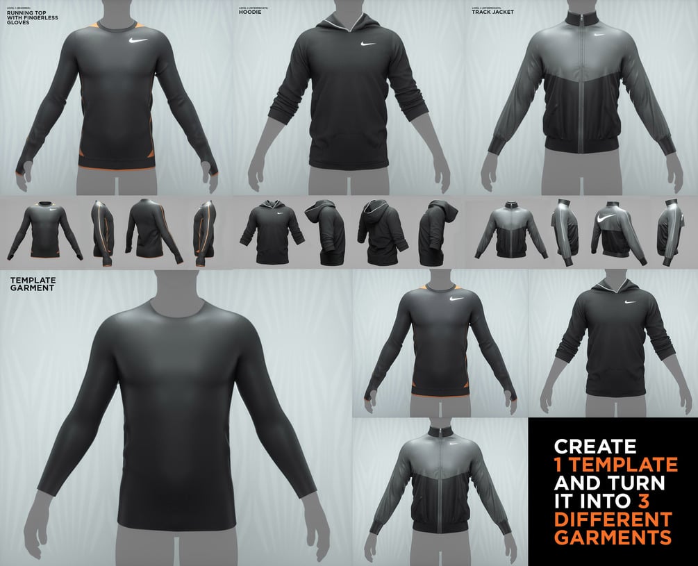 Sportswear Tops - 3D Fashion Design Course