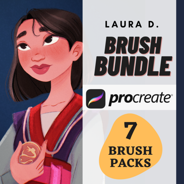 Brush Bundle // 7 brush packs by Laura Dumitriu