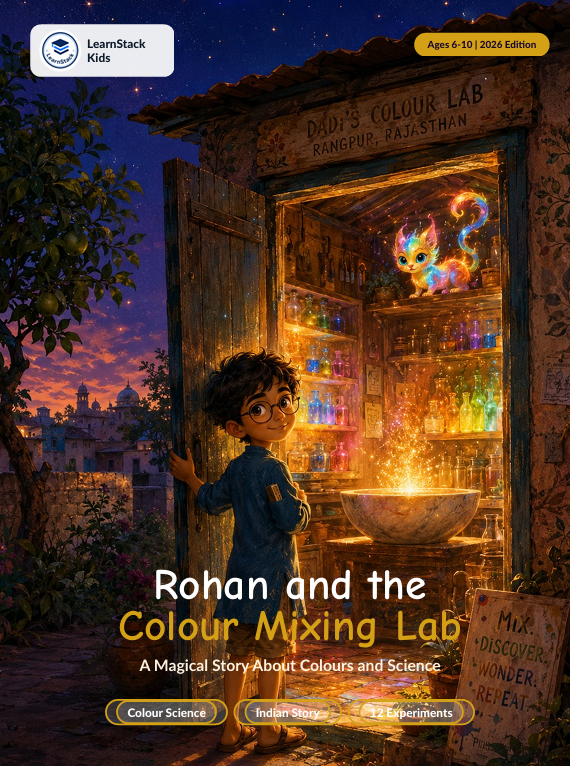 Rohan and the Colour Mixing Lab — A Magical Colour Science Story for Kids preview image 2