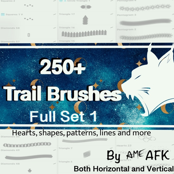 Procreate Trails 1 Full Set by AmeAFK