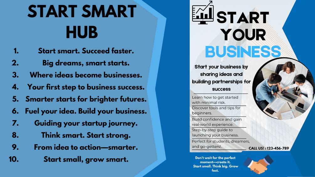 Start Smart Hub Your Launchpad For Smarter Business Beginnings