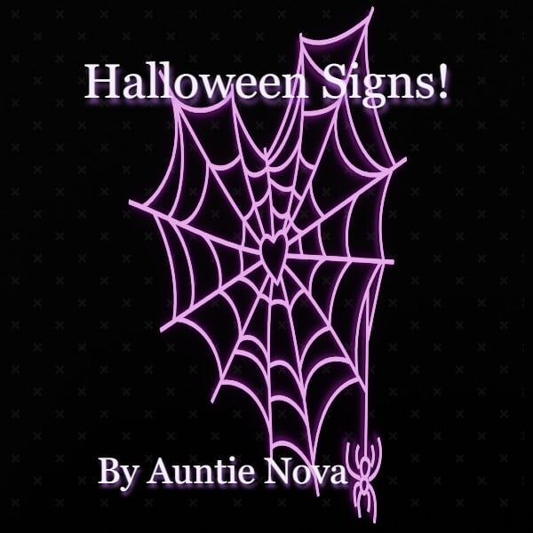 Halloween Signs - ( world prefab)