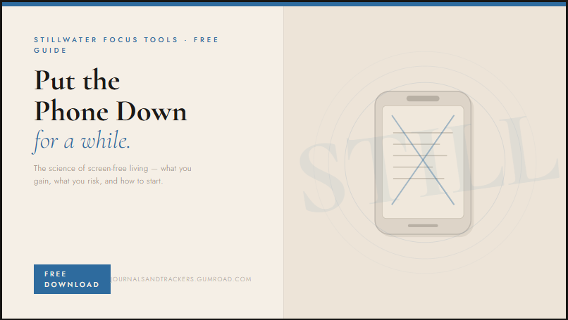 Preview of Put the Phone Down guide