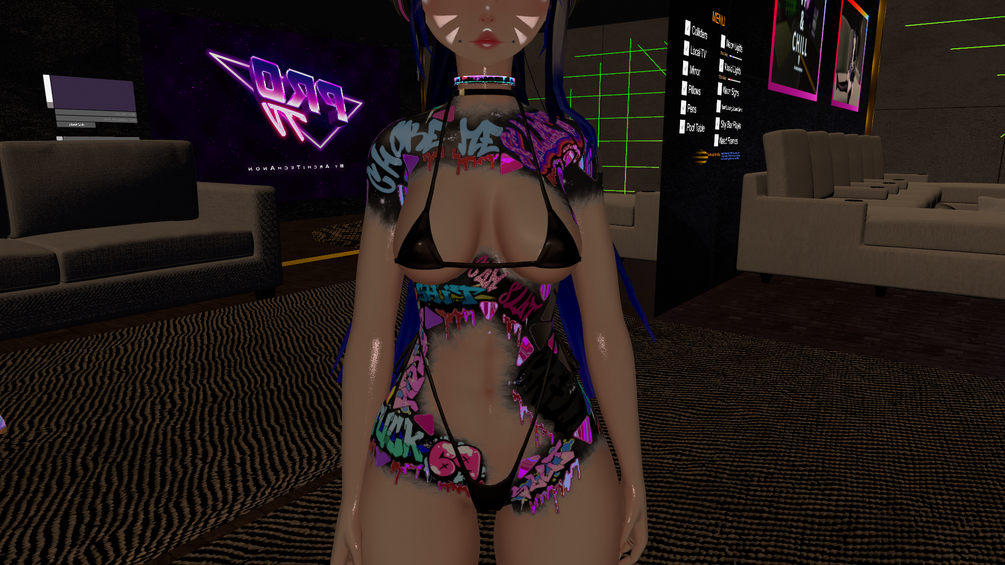 Graffiti Texture for ZinPia Fit Base Heels