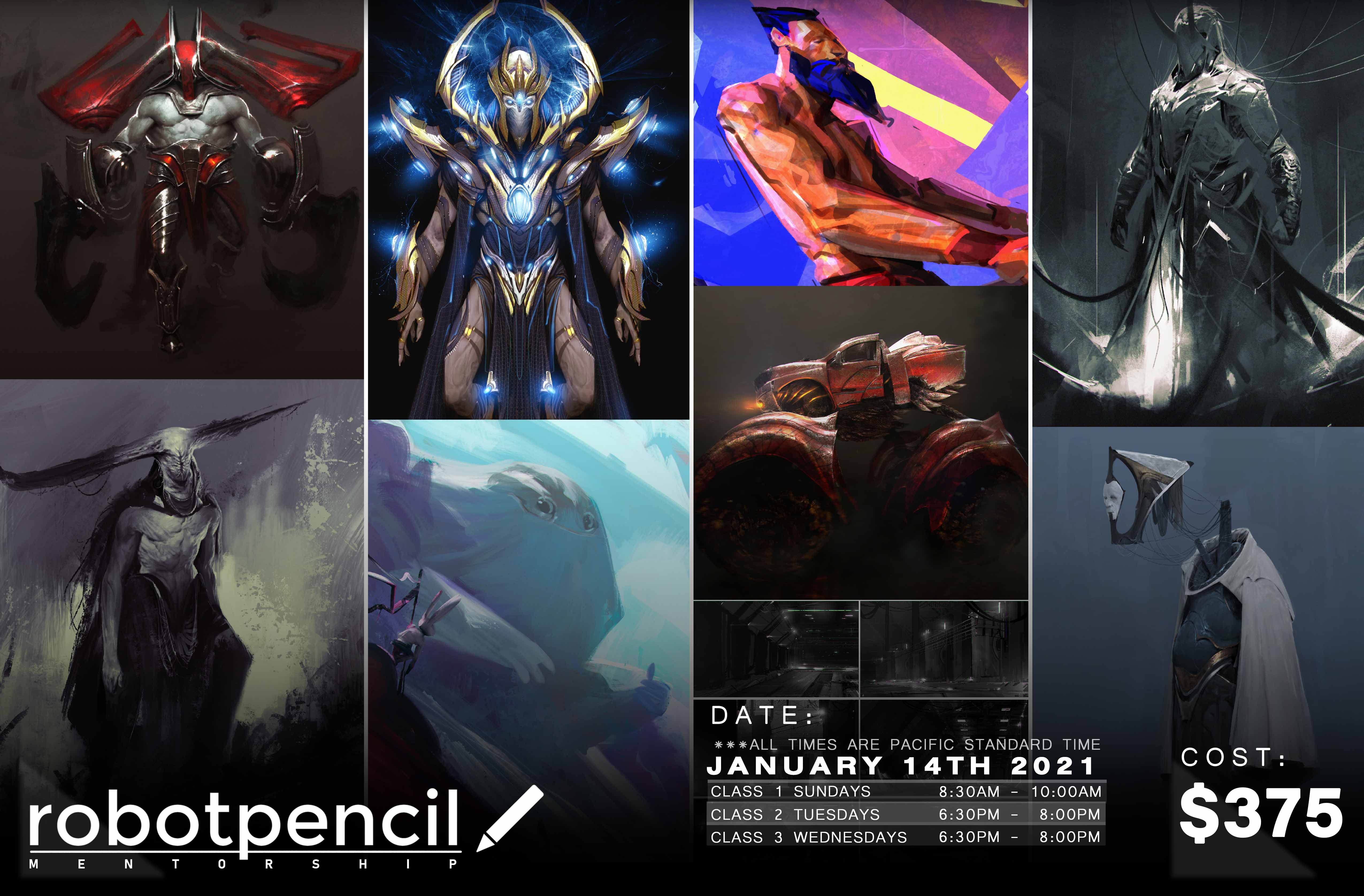 Robotpencil January 2022 Mentorship Open Enrollment. Anthony Jones