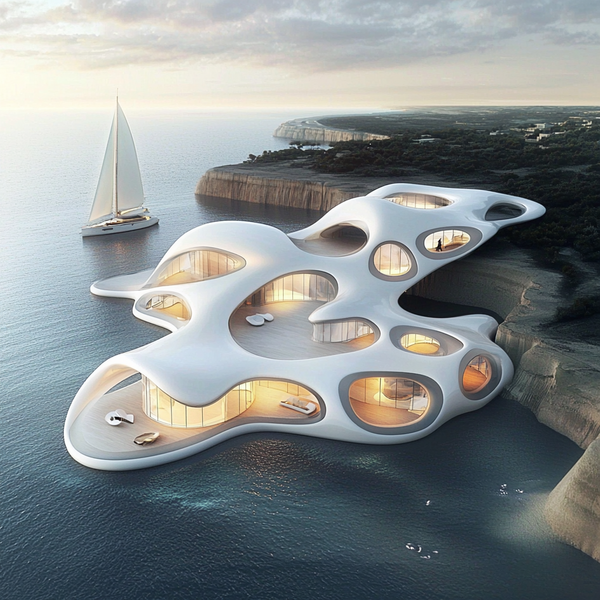 Futuristic Organic Villa