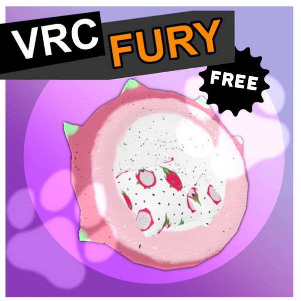 ≫Beanbag Fruit Chair≫ FREE ( VRCFURY ready) by LittleSaku