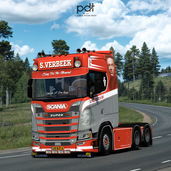 Scania S730 "S.Verbeek" by PlatinumDesignTruck
