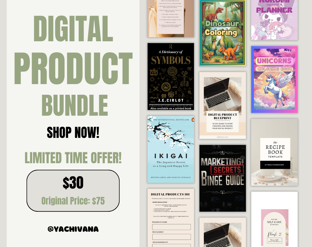All-in-One Digital Product Bundle - Resell, Learn & Profit
