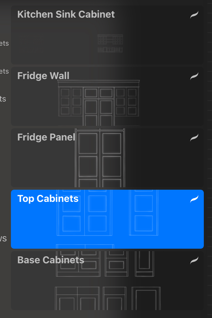 Shaker 3in. Kitchen cabinets (procreate file)