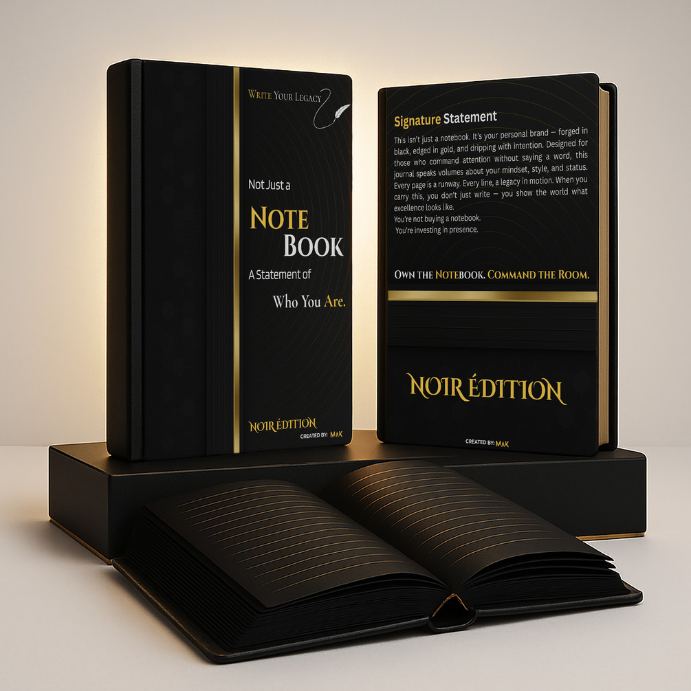 NOIR EDITION – Digital Luxe Notebook