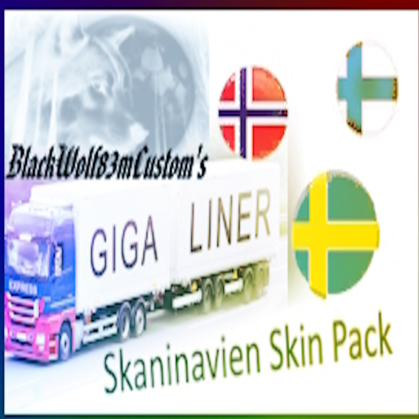 Gigaliner Skanivien Skin for KieskutscherEF Gigaliner Mod 1.5.5