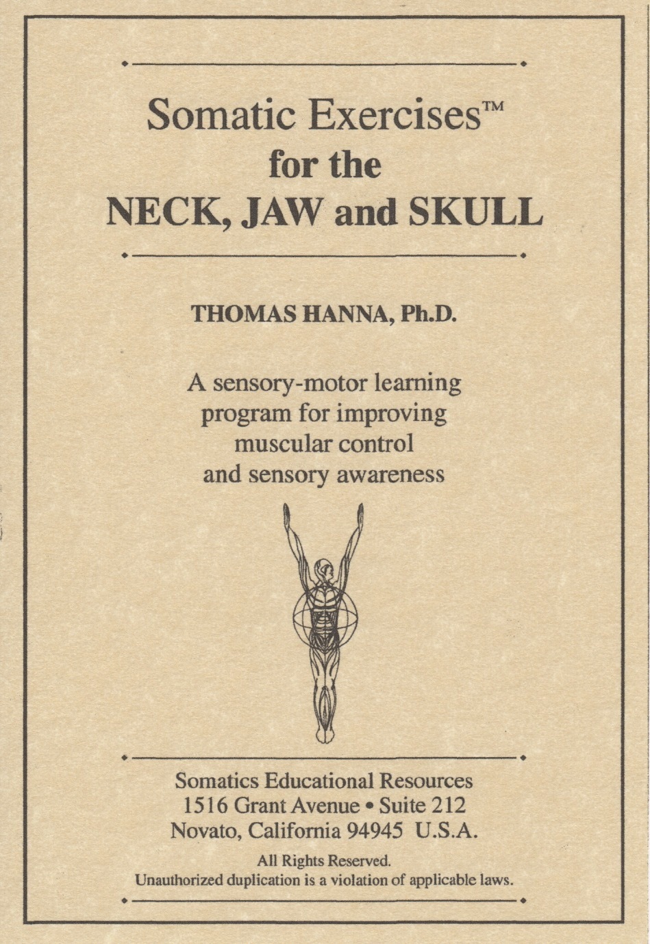 Somatic Exercises Neck Jaw Skull