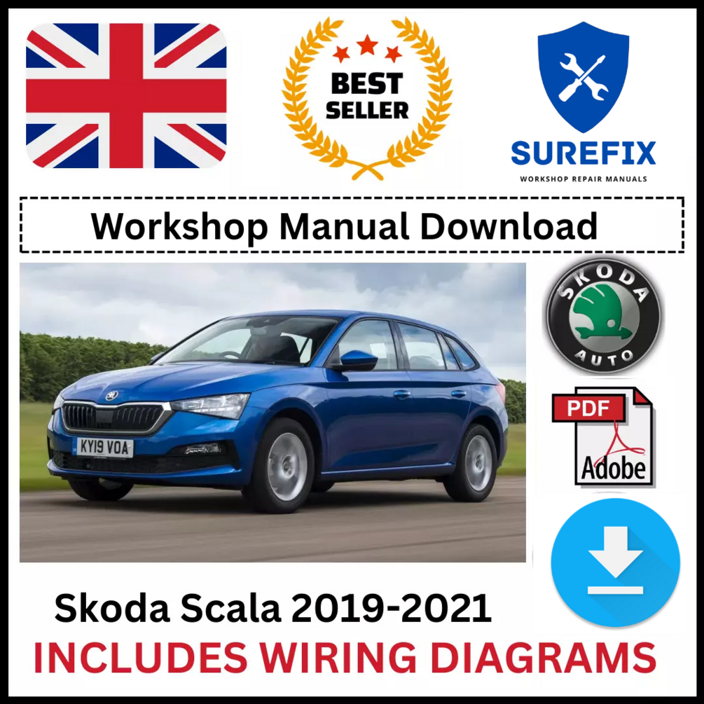 MOTOS Set rubberen vloermatten en koffermatten voor Skoda Scala vanaf