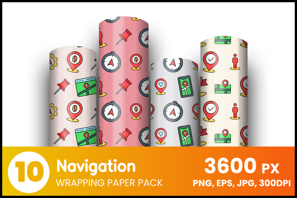 Navigation 10 Wrapping Paper