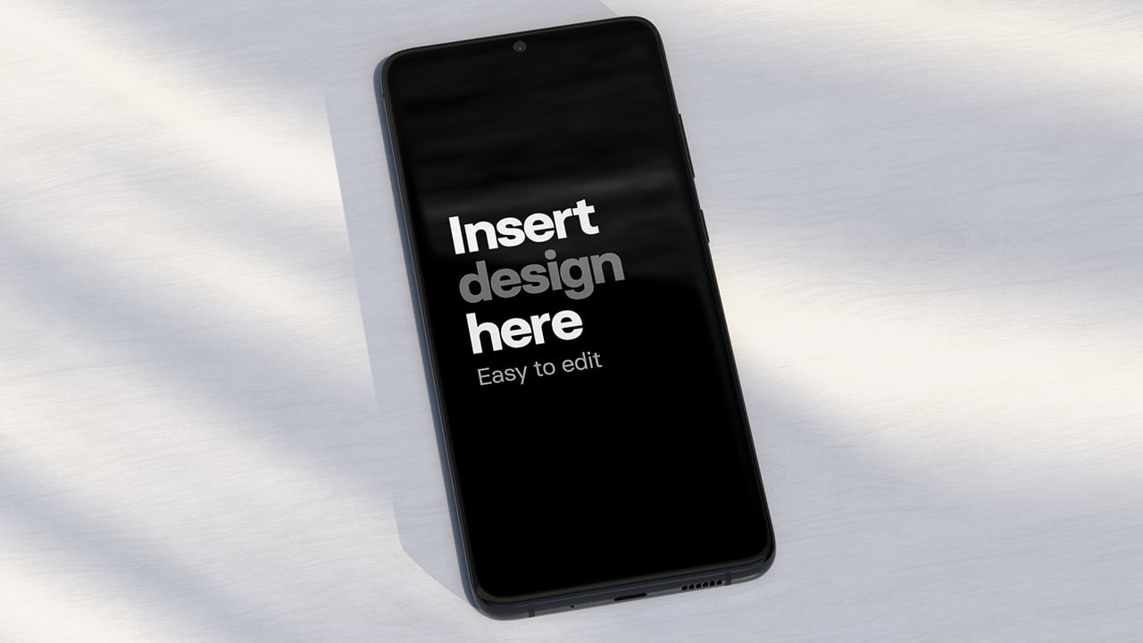 Stylish Samsung Mockup for the Modern Minimalist