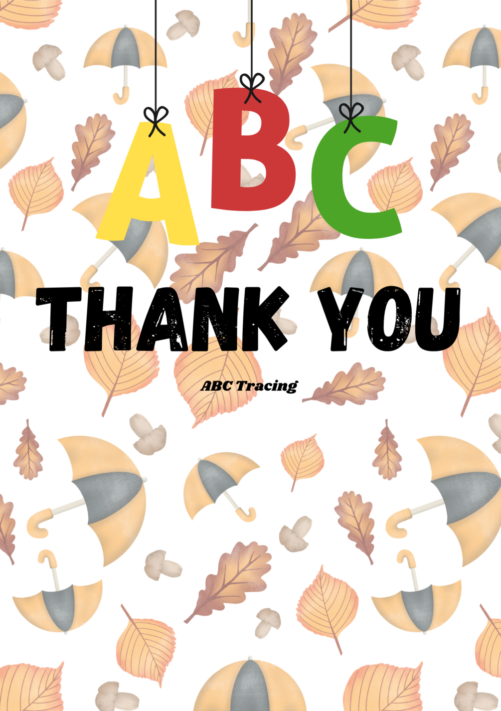 ABCs Tracing Booklet - Printable PDF