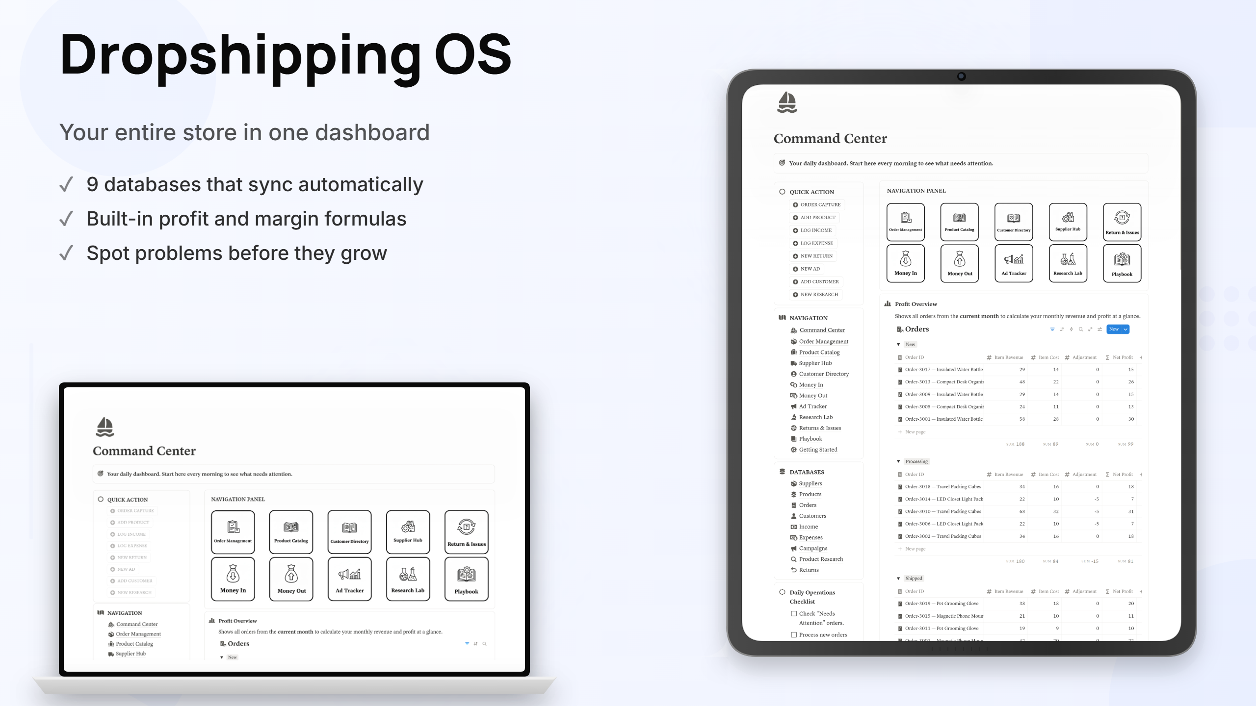 Dropshipping OS for Solo Ecommerce Sellers