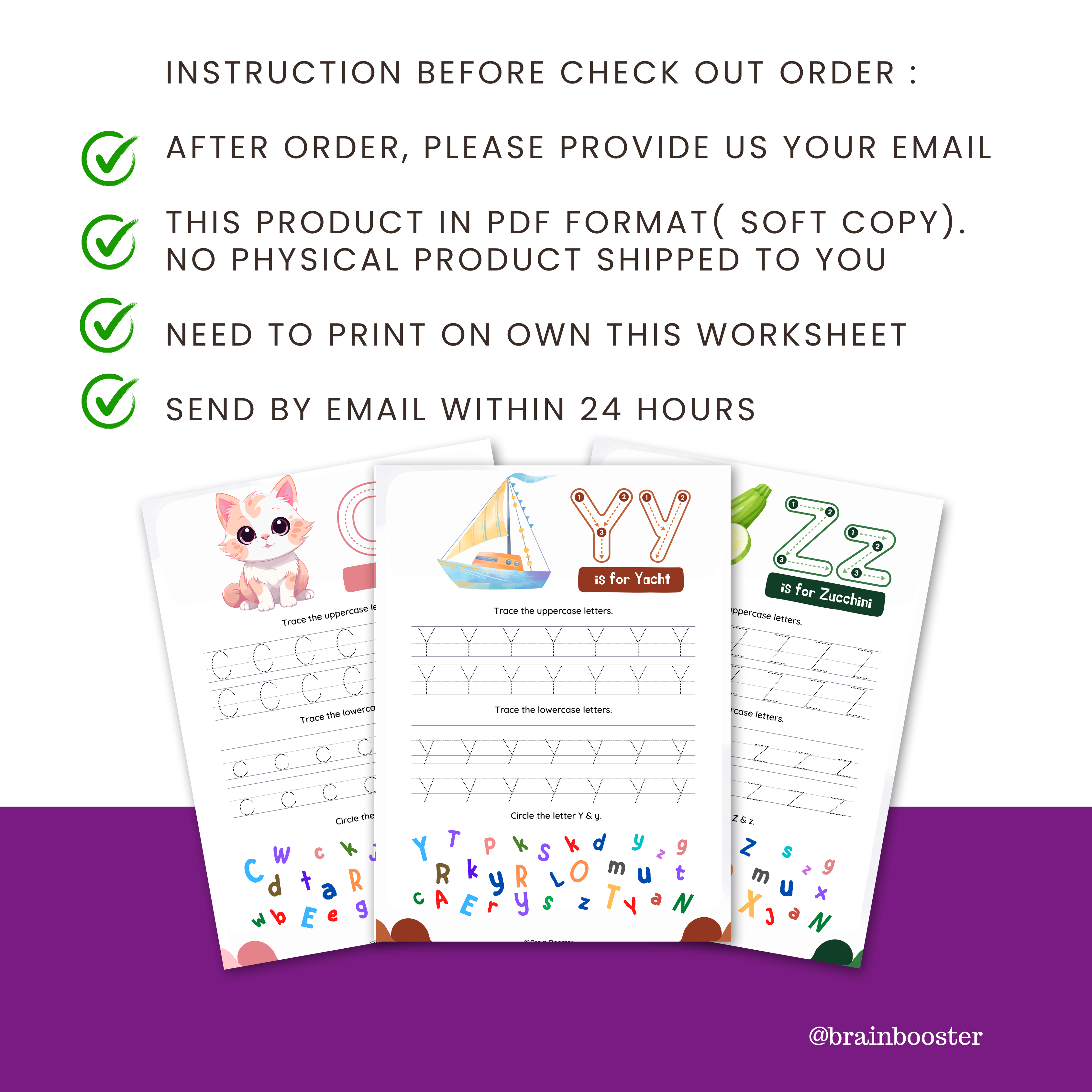 Alphabet Tracing Worksheet l Boost Your Child's Handwriting Skills l