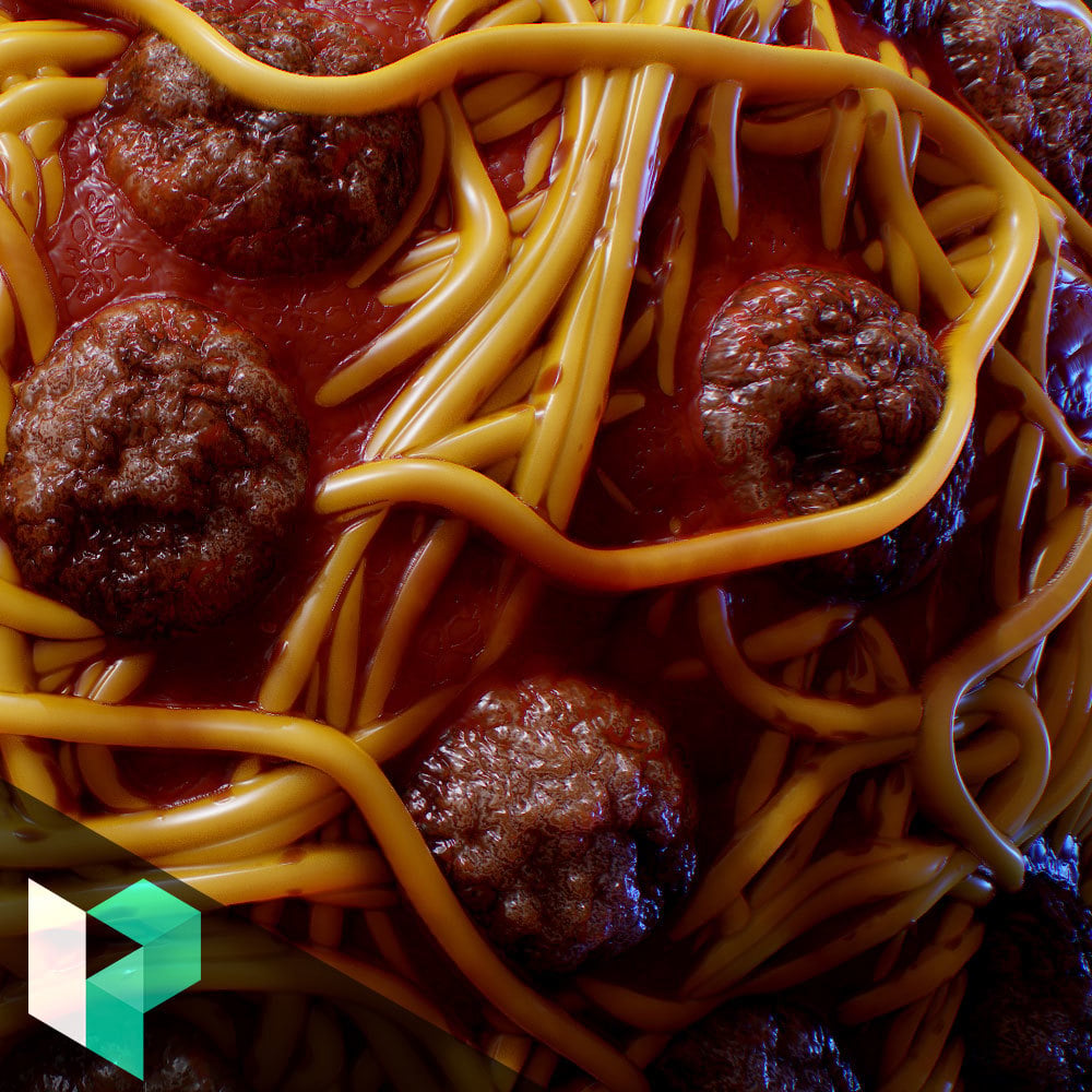Substance Designer Spaghetti & Meatballs