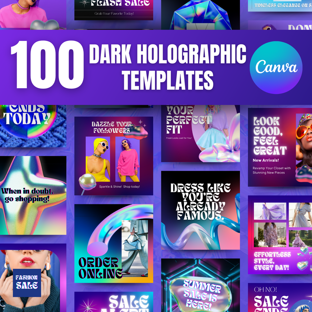 dark-holographic-social-media-post-templates-for-fashion-jewelry