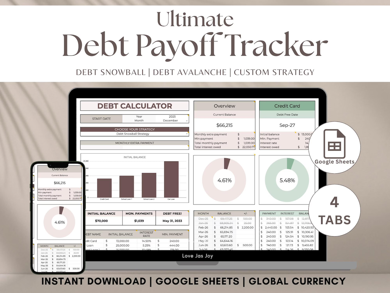 Debt Payoff Tracker