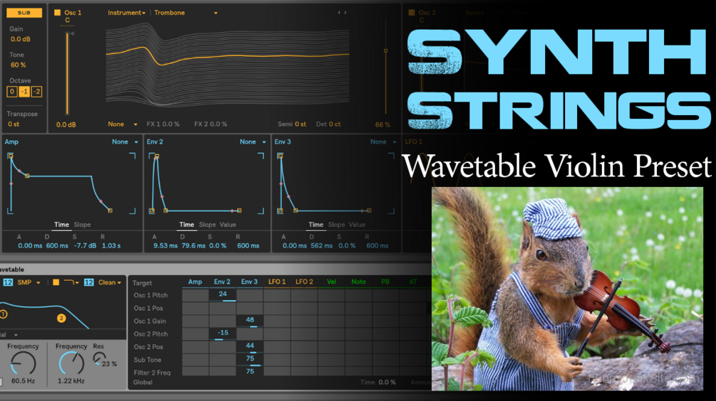 Synth Strings - Wavetable Preset