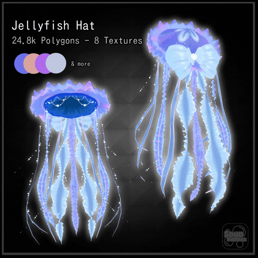 Jellyfish Hat - VRChat Asset