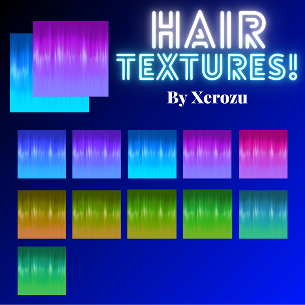 💜Jelly Hair💙(11 Textures)