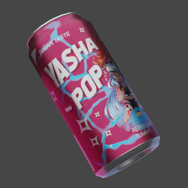 Yasha's Soda! - .FBX, .blend, unitypackage