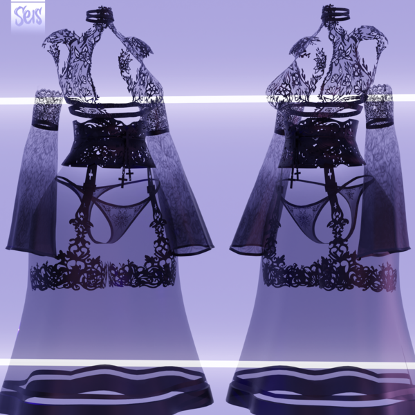 Lace Set | VRchat Assets