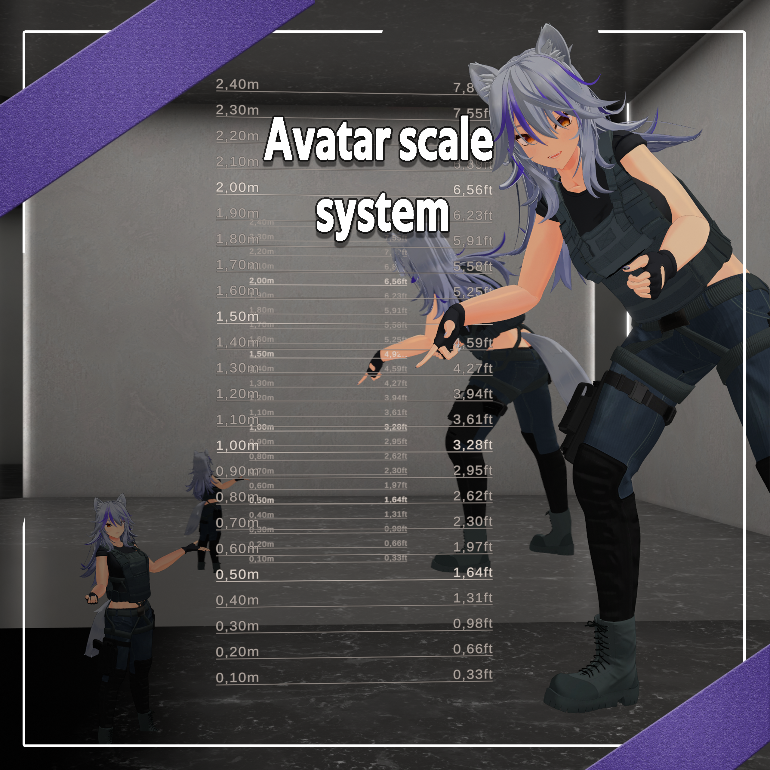 [VRChat] Avatar scaling system