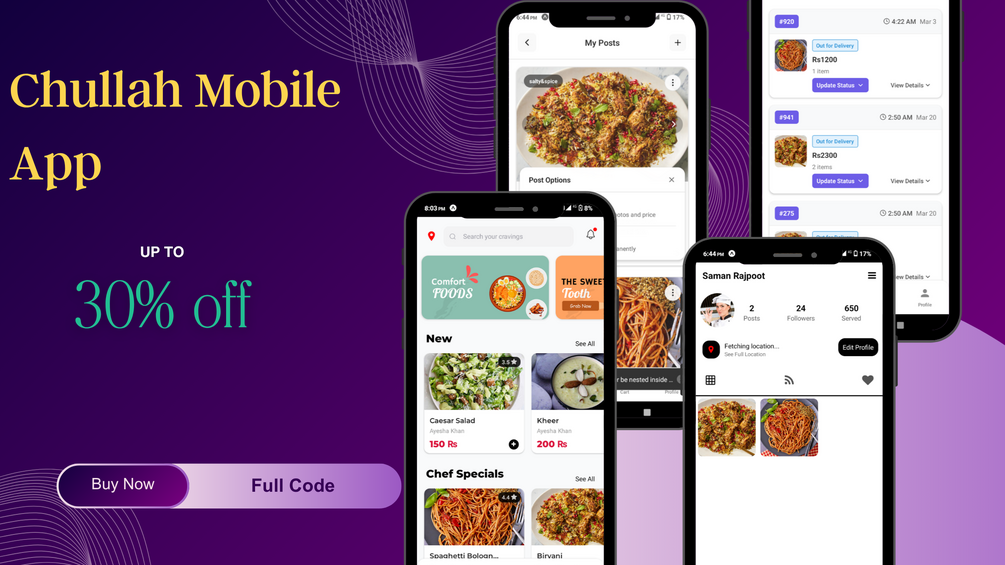 Chullah — AI-Powered Food Delivery Platform (Full FYP Project)