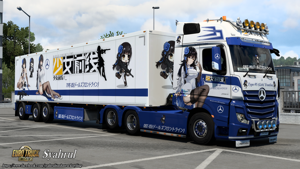 [ETS2] Type|95 | Girls' Frontline [Combo Skin] by Syahrul Itasha Truckstyling 痛トラック