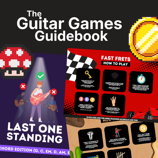 Guitar Games Guidebook PDF - No-Prep Guitar Games That Keep Lessons Fun
