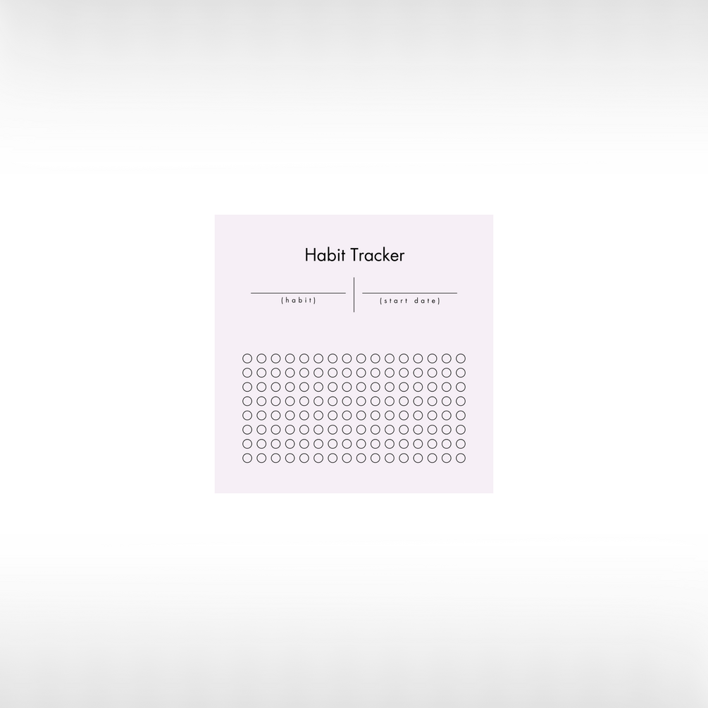 Simple habit tracker