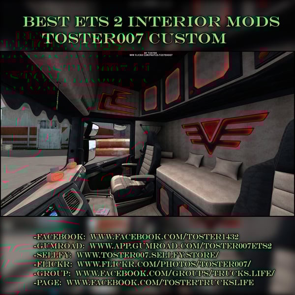 Interior Scania S/R Next Gen 2020 ETS 2 #29 by Toster007