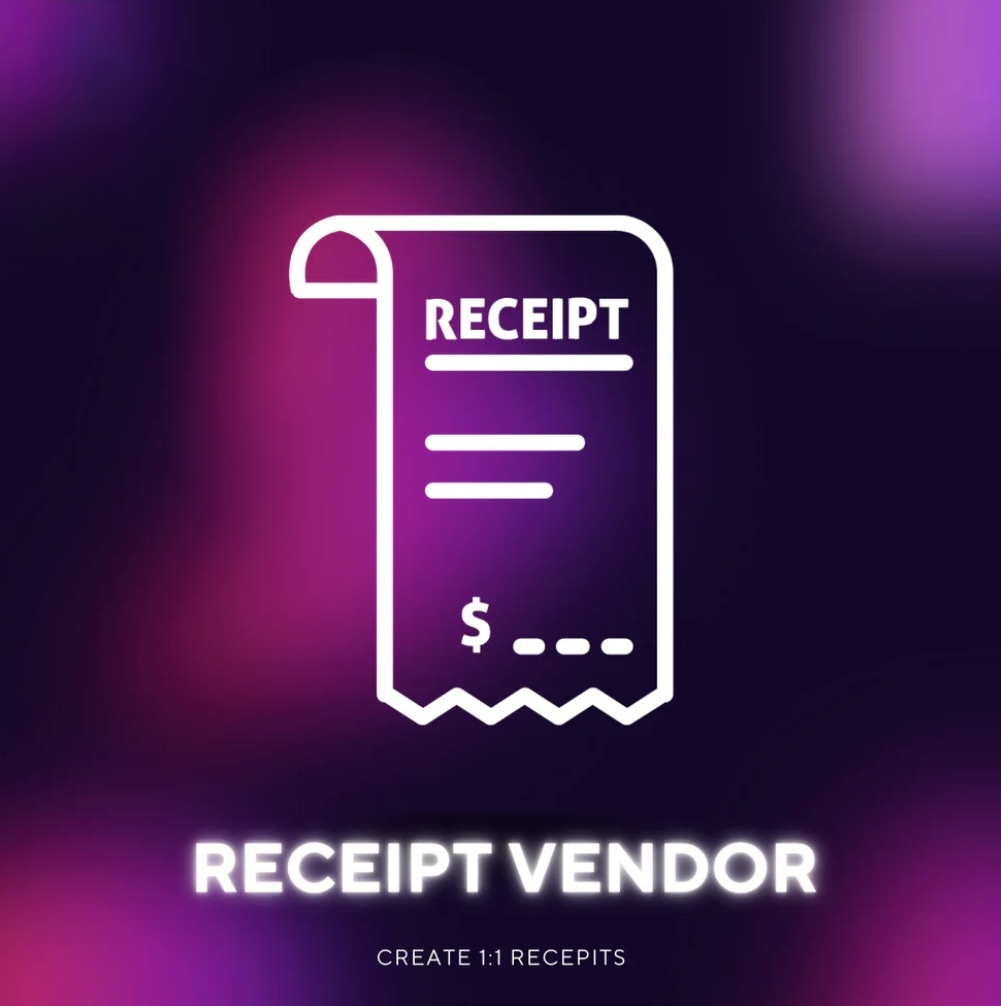 Receipt vendor