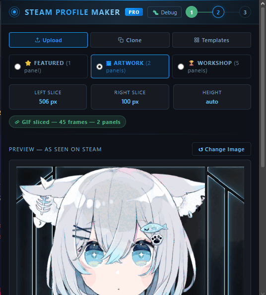 Steam Profile Maker