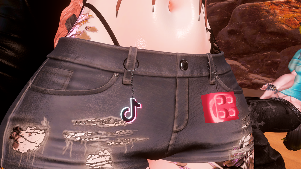 tiktok  keychain