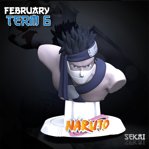 Zabuza Bust - Sekai 3D Models - Tested and Ready for 3D printing