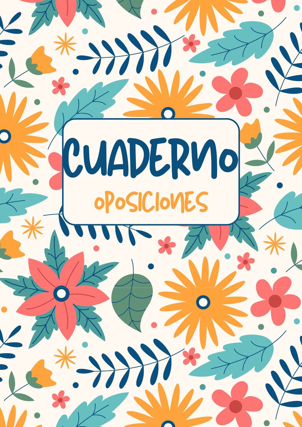 Cuaderno oposiciones