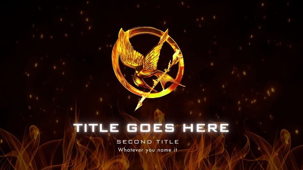 the hunger games presentation template