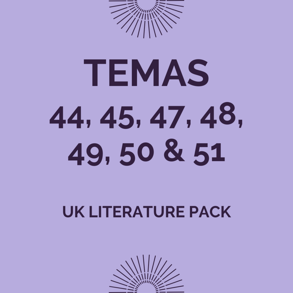 UK literature pack - Oposiciones Secundaria Inglés