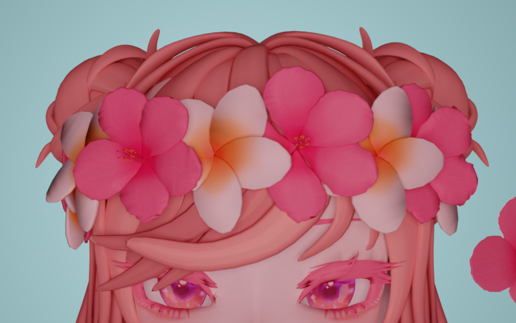 Download Aesthetic Roblox Girl Head With Flower Crown Wallpaper